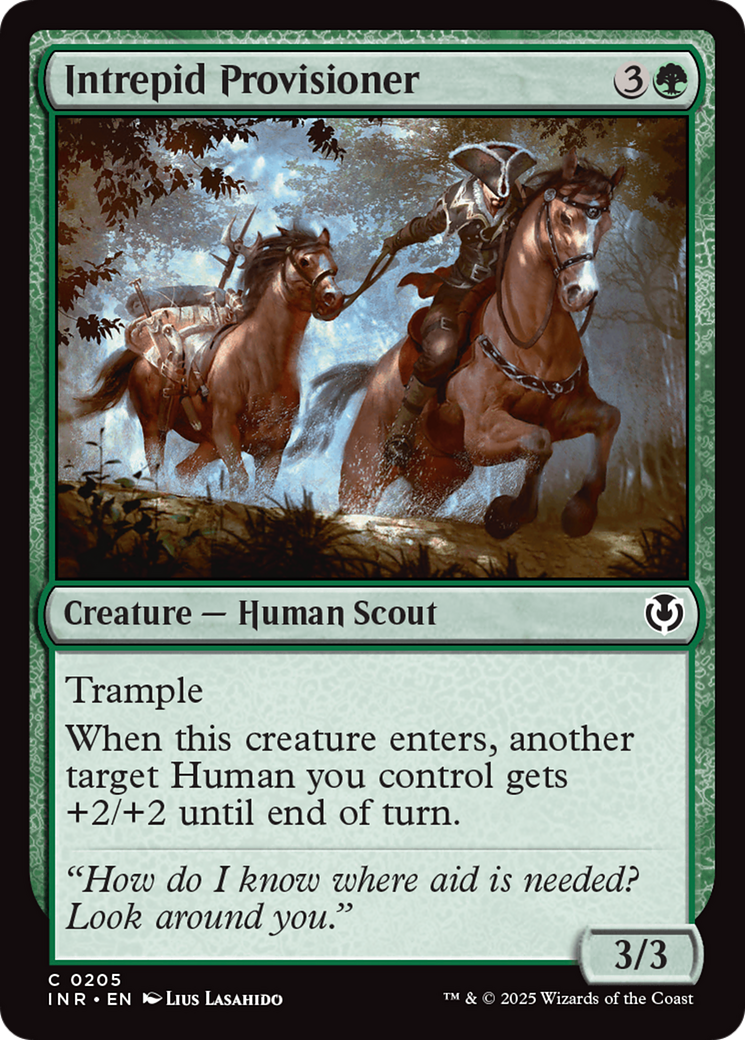Intrepid Provisioner [Innistrad Remastered] | Dumpster Cat Games