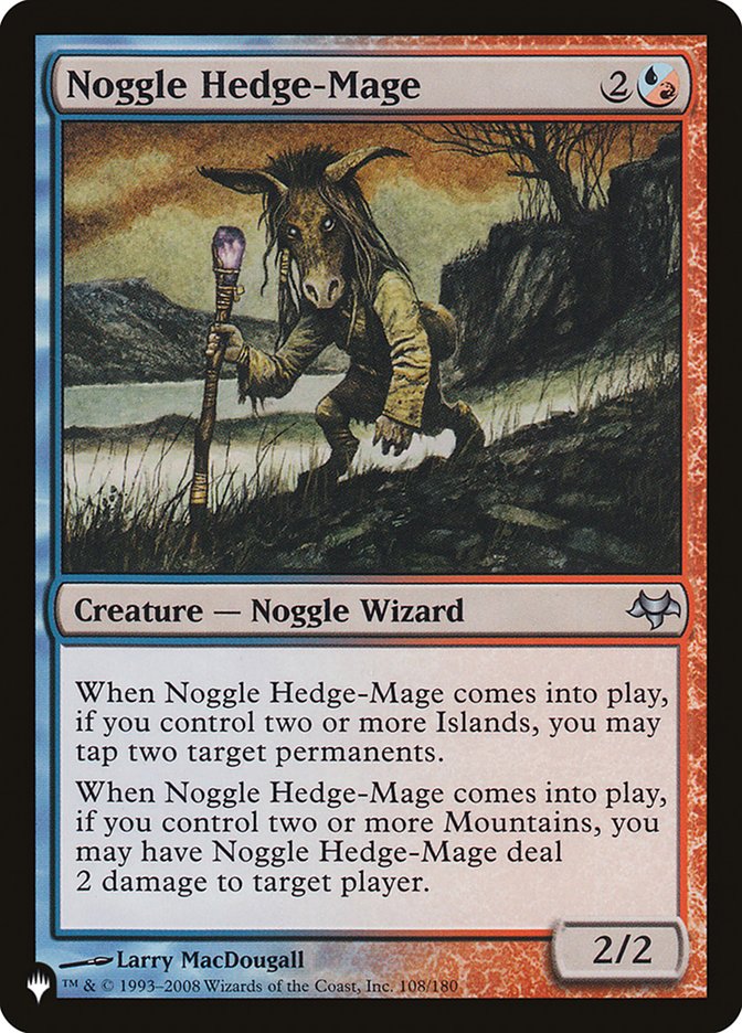 Noggle Hedge-Mage [The List] | Dumpster Cat Games