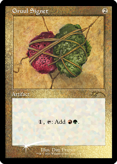 Gruul Signet (Retro) (Foil Etched) [Secret Lair Drop Series] | Dumpster Cat Games