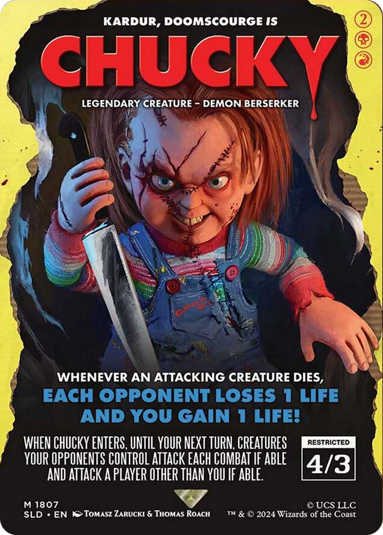 Chucky - Kardur, Doomscourge [Secret Lair Drop Series] | Dumpster Cat Games