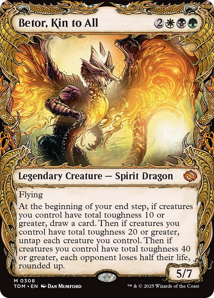 Betor, Kin to All (Showcase) [Tarkir: Dragonstorm] | Dumpster Cat Games