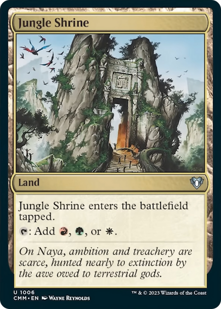 Jungle Shrine [Commander Masters] | Dumpster Cat Games