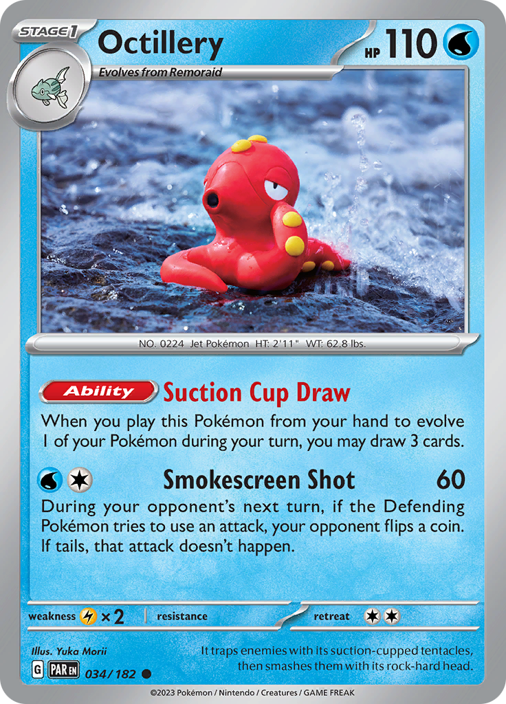 Octillery (034/182) [Scarlet & Violet: Paradox Rift] | Dumpster Cat Games