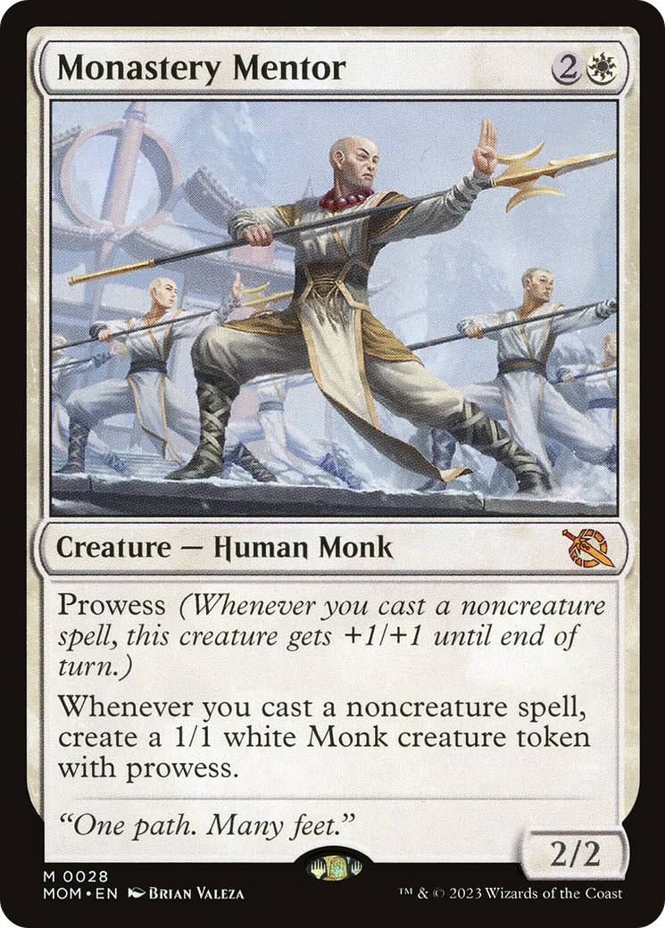 Monastery Mentor [March of the Machine] | Dumpster Cat Games