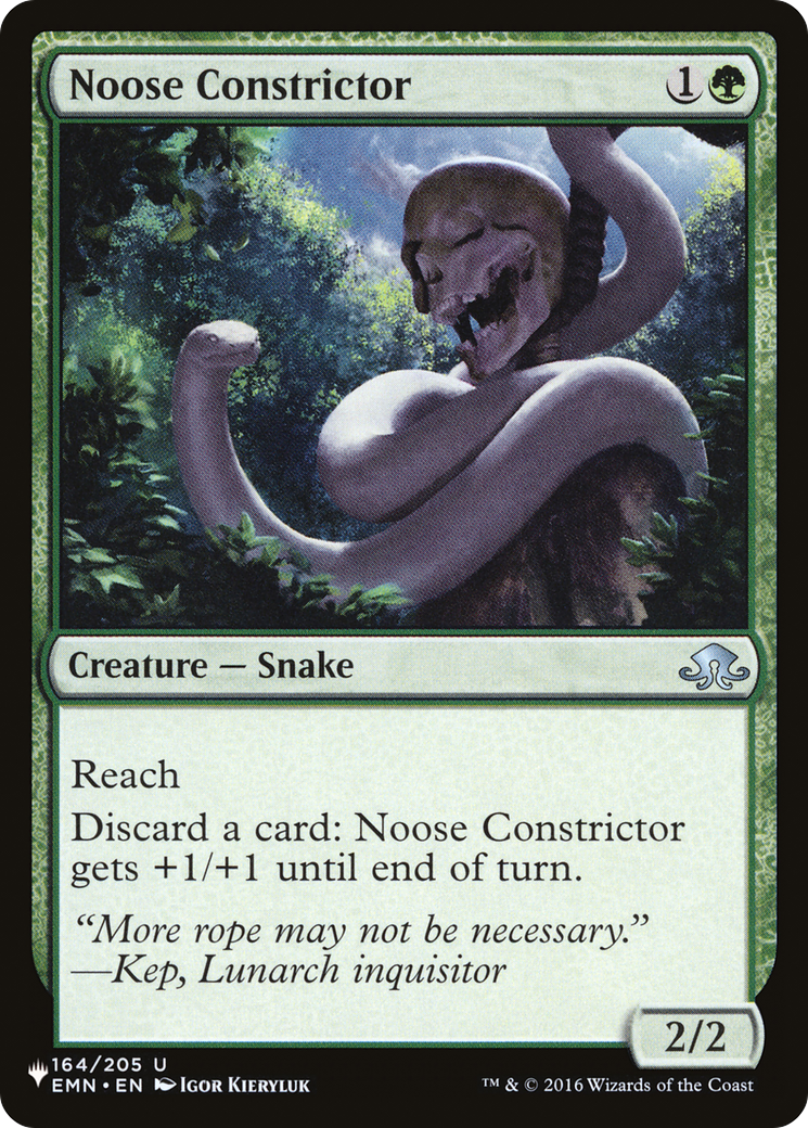 Noose Constrictor [The List] | Dumpster Cat Games