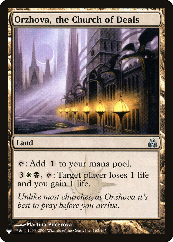 Orzhova, the Church of Deals [The List] | Dumpster Cat Games