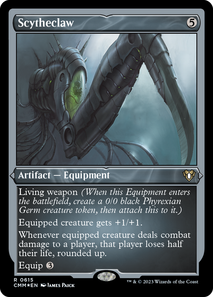 Scytheclaw (Foil Etched) [Commander Masters] | Dumpster Cat Games