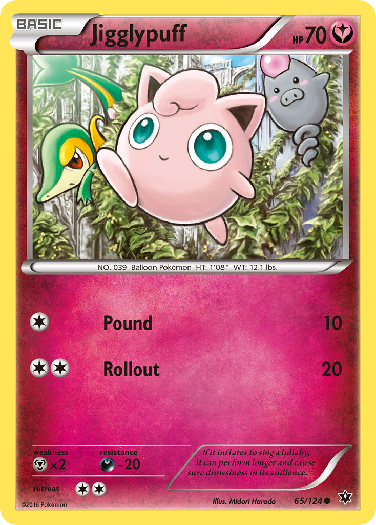 Jigglypuff (65/124) [XY: Fates Collide] | Dumpster Cat Games