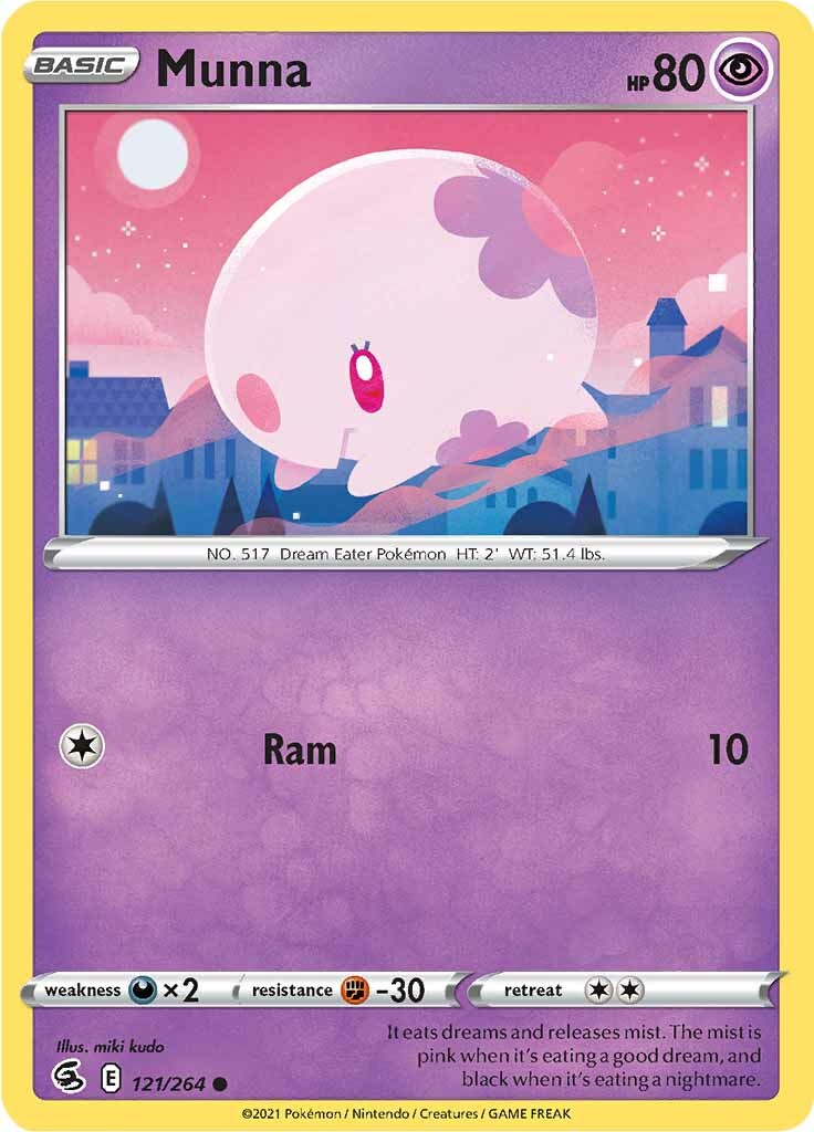 Munna (121/264) [Sword & Shield: Fusion Strike] | Dumpster Cat Games