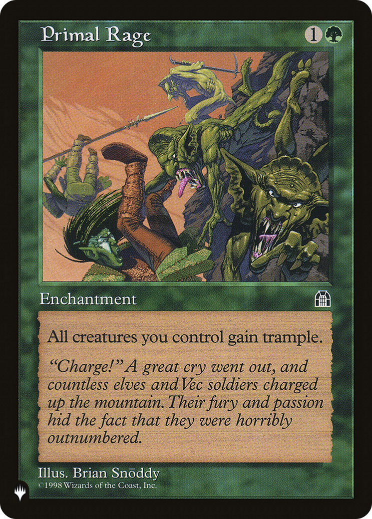 Primal Rage [The List] | Dumpster Cat Games