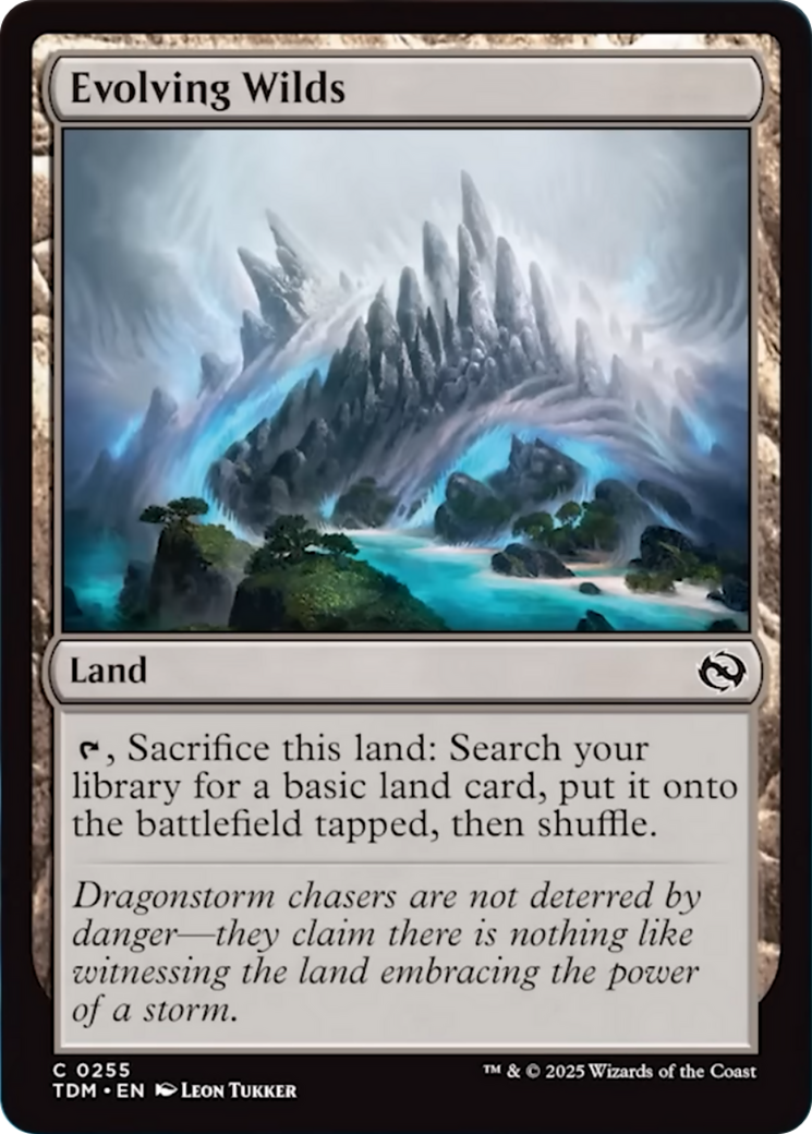 Evolving Wilds [Tarkir: Dragonstorm] | Dumpster Cat Games
