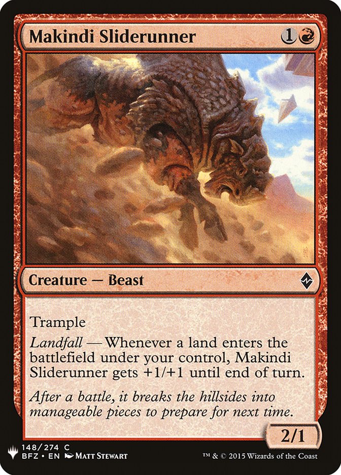 Makindi Sliderunner [Mystery Booster] | Dumpster Cat Games