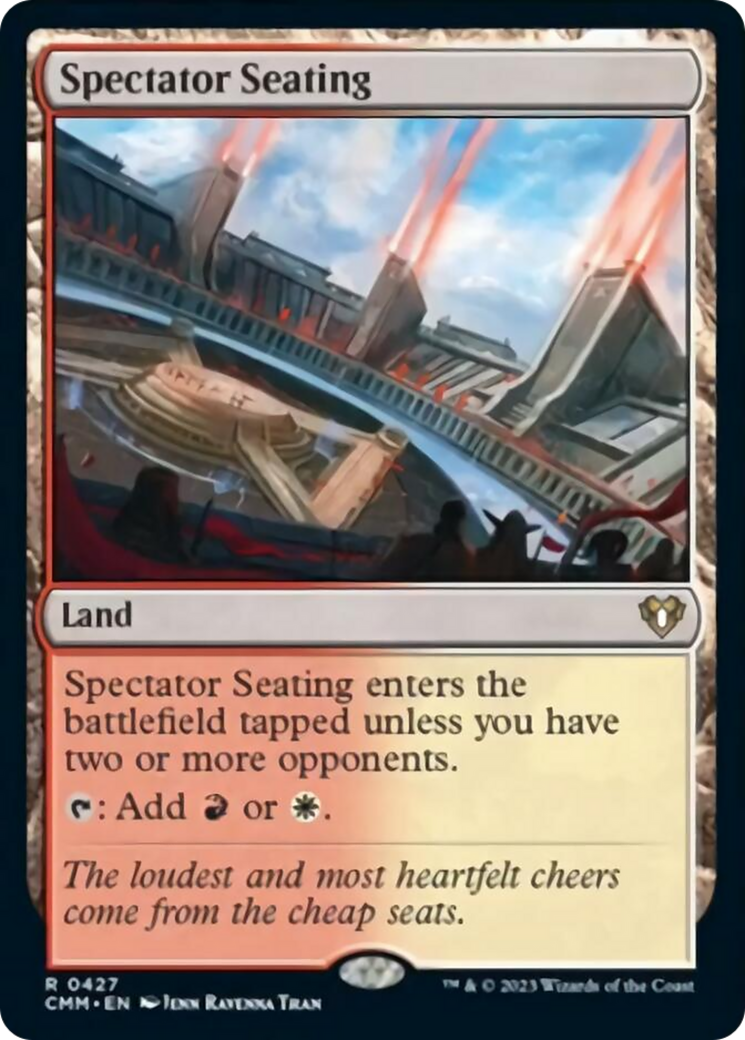 Spectator Seating [Commander Masters] | Dumpster Cat Games