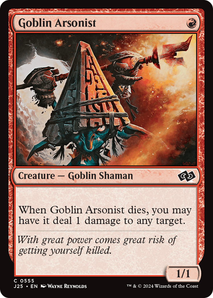 Goblin Arsonist [Foundations Jumpstart] | Dumpster Cat Games