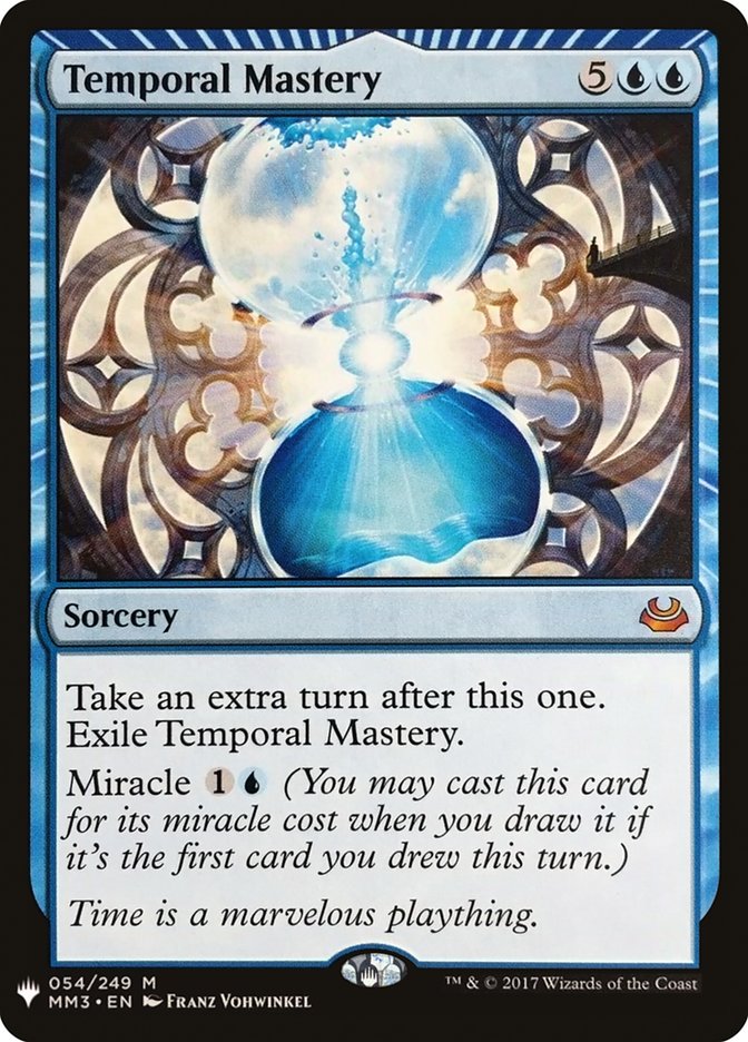 Temporal Mastery [Mystery Booster] | Dumpster Cat Games