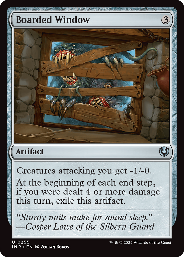 Boarded Window [Innistrad Remastered] | Dumpster Cat Games