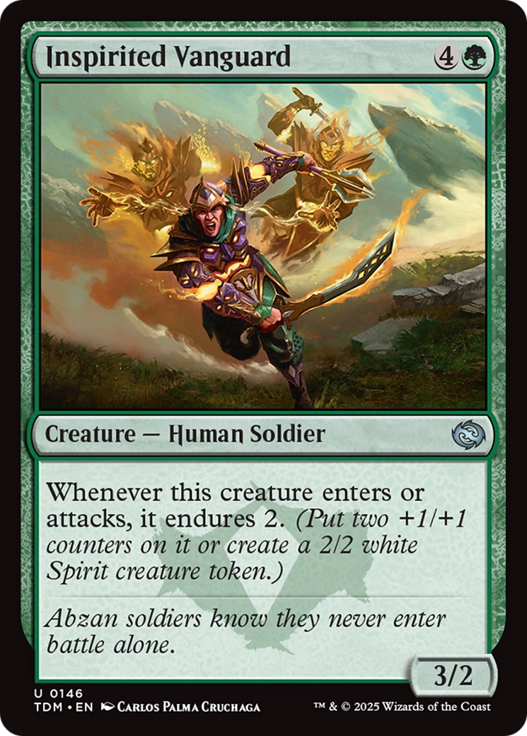 Inspirited Vanguard [Tarkir: Dragonstorm] | Dumpster Cat Games
