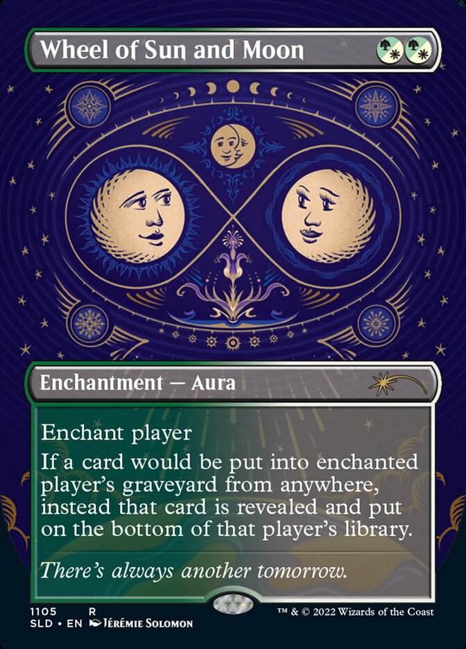 Wheel of Sun and Moon (Borderless) [Secret Lair Drop Series] | Dumpster Cat Games