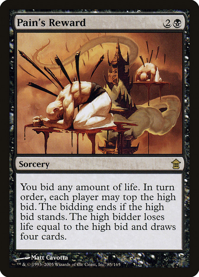 Pain's Reward [Saviors of Kamigawa] | Dumpster Cat Games