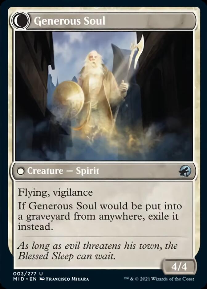 Beloved Beggar // Generous Soul [Innistrad: Midnight Hunt] | Dumpster Cat Games