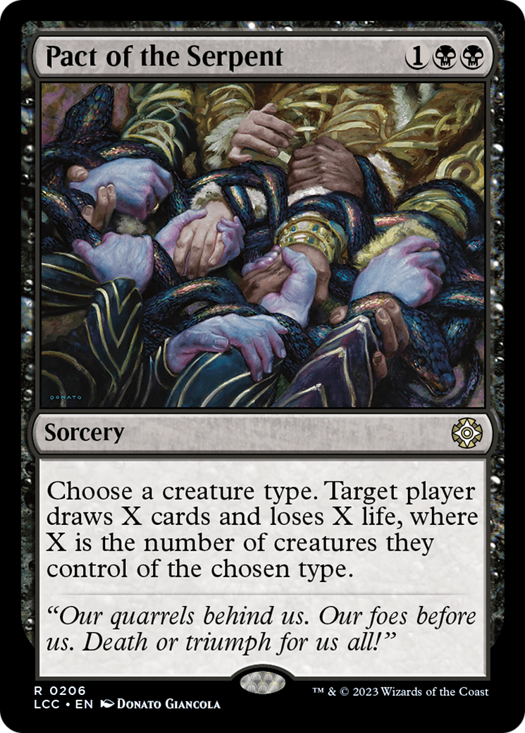 Pact of the Serpent [The Lost Caverns of Ixalan Commander] | Dumpster Cat Games