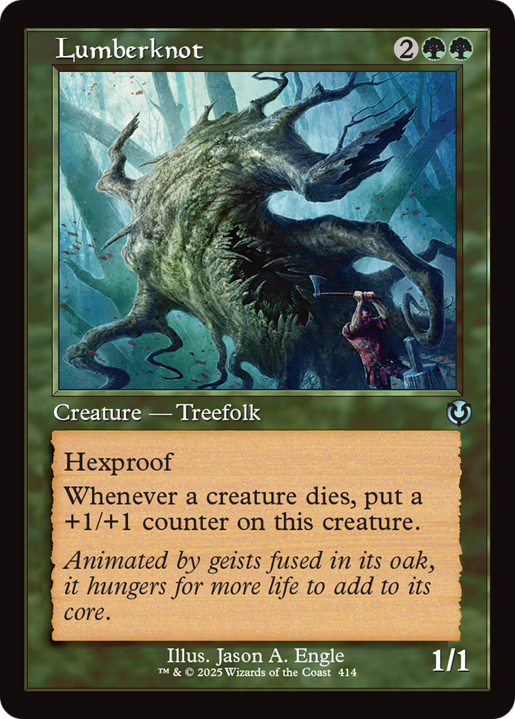 Lumberknot (Retro Frame) [Innistrad Remastered] | Dumpster Cat Games