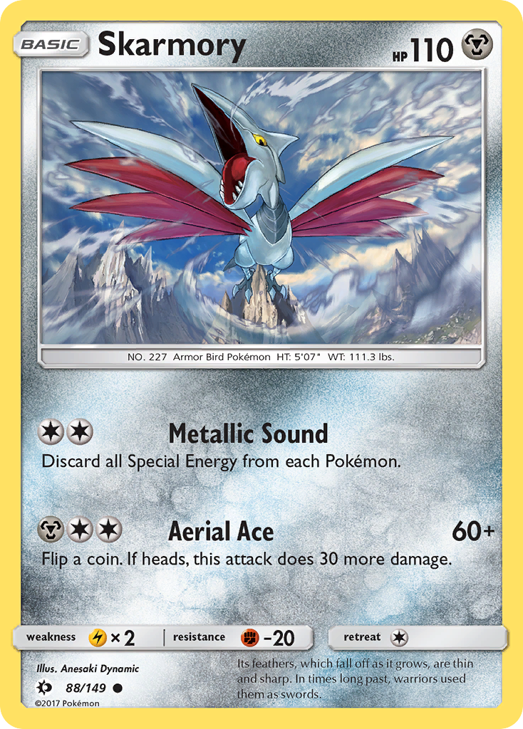 Skarmory (88/149) [Sun & Moon: Base Set] | Dumpster Cat Games