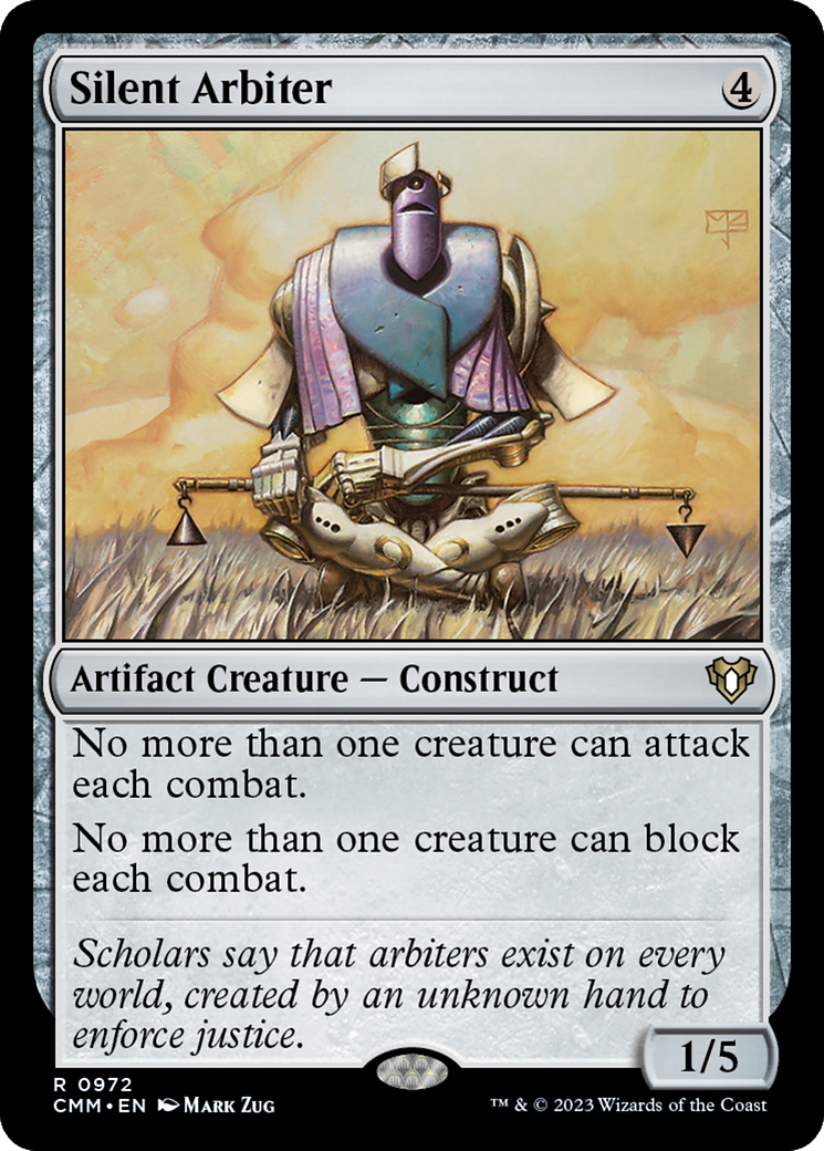 Silent Arbiter [Commander Masters] | Dumpster Cat Games