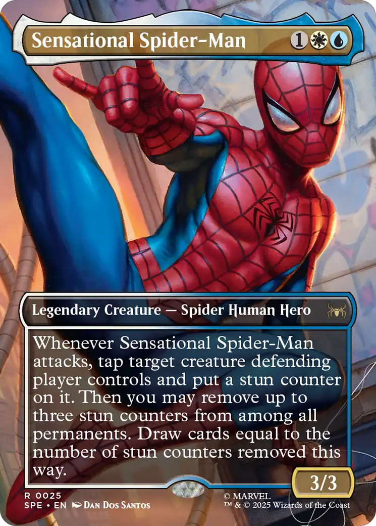 Sensational Spider-Man (Borderless) [Marvel's Spider-Man: Eternal-Legal] | Dumpster Cat Games
