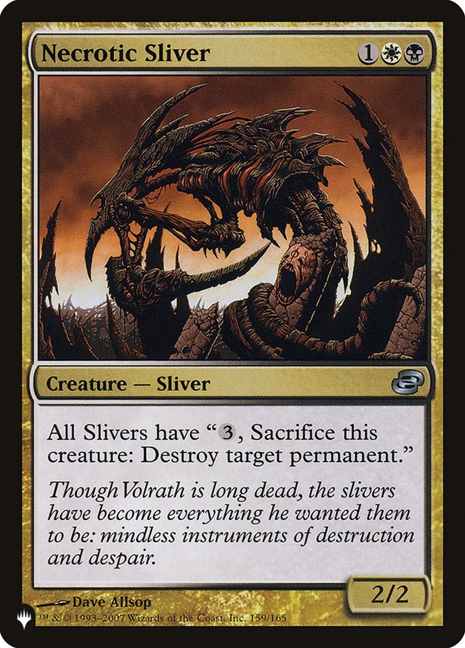 Necrotic Sliver [The List] | Dumpster Cat Games