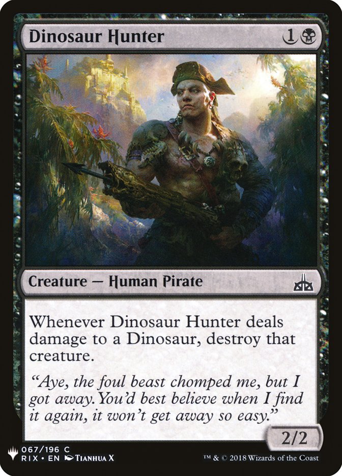 Dinosaur Hunter [Mystery Booster] | Dumpster Cat Games