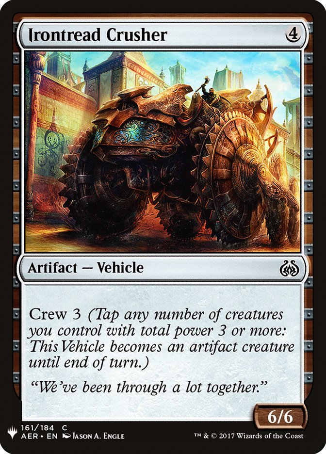 Irontread Crusher [Mystery Booster] | Dumpster Cat Games