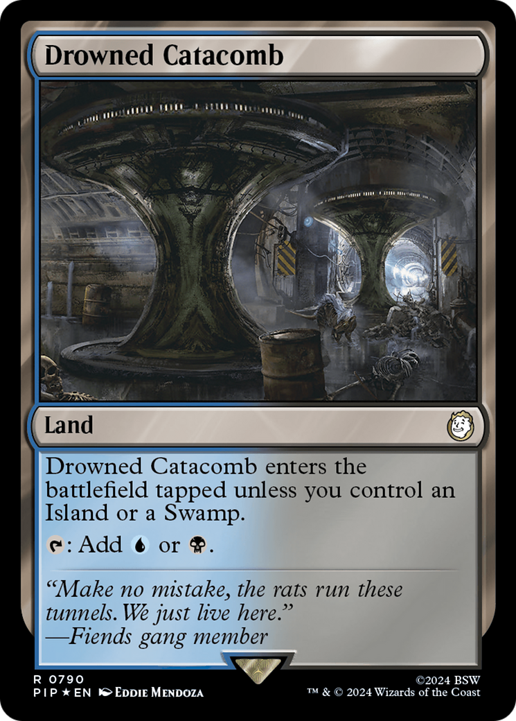 Drowned Catacomb (Surge Foil) [Fallout] | Dumpster Cat Games