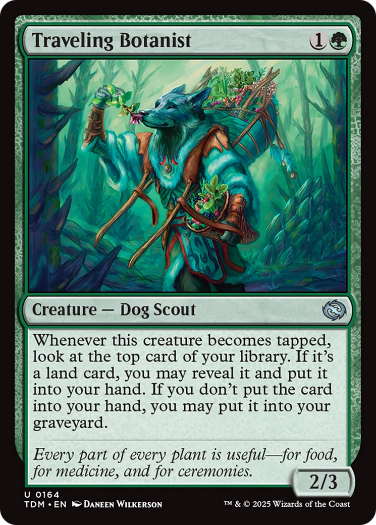 Traveling Botanist [Tarkir: Dragonstorm] | Dumpster Cat Games