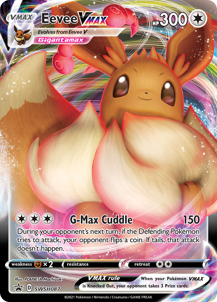 Eevee VMAX (SWSH087) [Sword & Shield: Black Star Promos] | Dumpster Cat Games