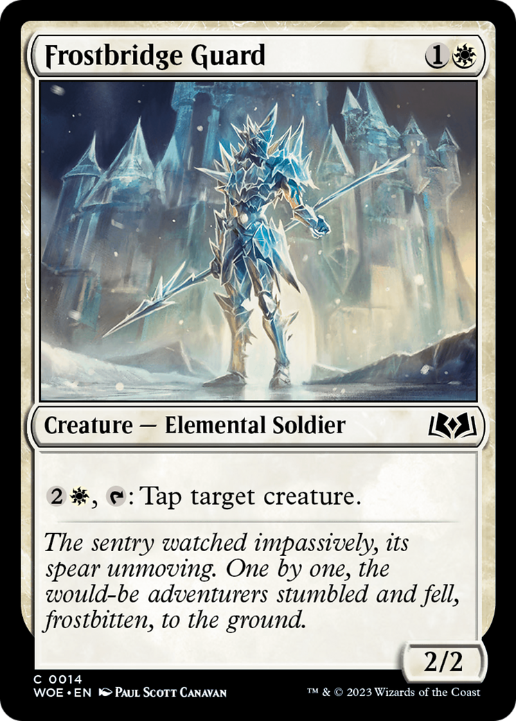 Frostbridge Guard [Wilds of Eldraine] | Dumpster Cat Games