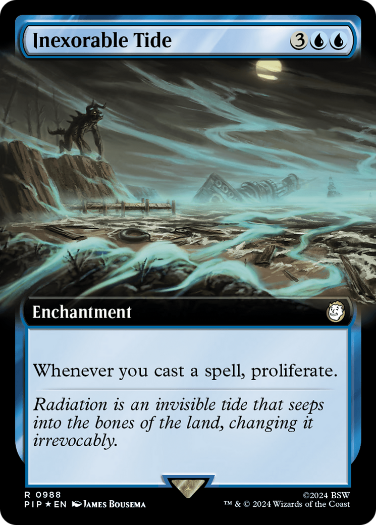 Inexorable Tide (Extended Art) (Surge Foil) [Fallout] | Dumpster Cat Games