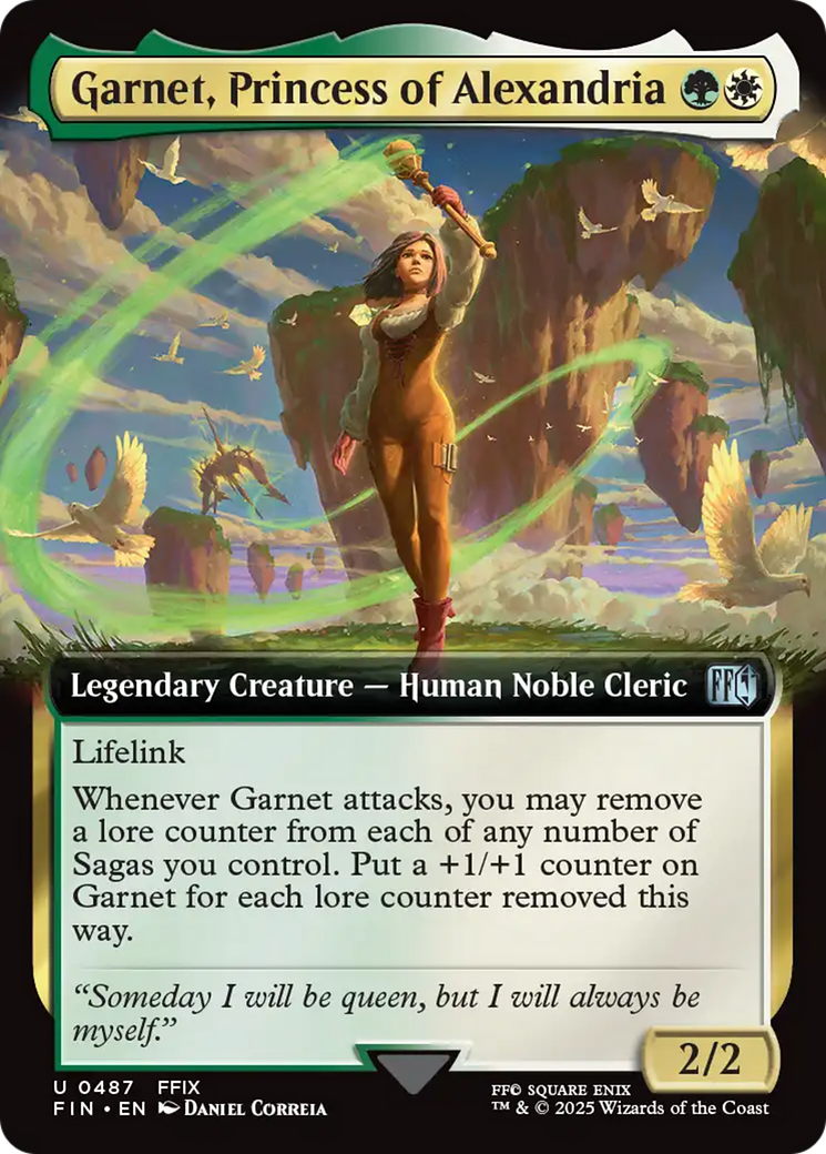 Garnet, Princess of Alexandria (Extended Art) [FINAL FANTASY] | Dumpster Cat Games