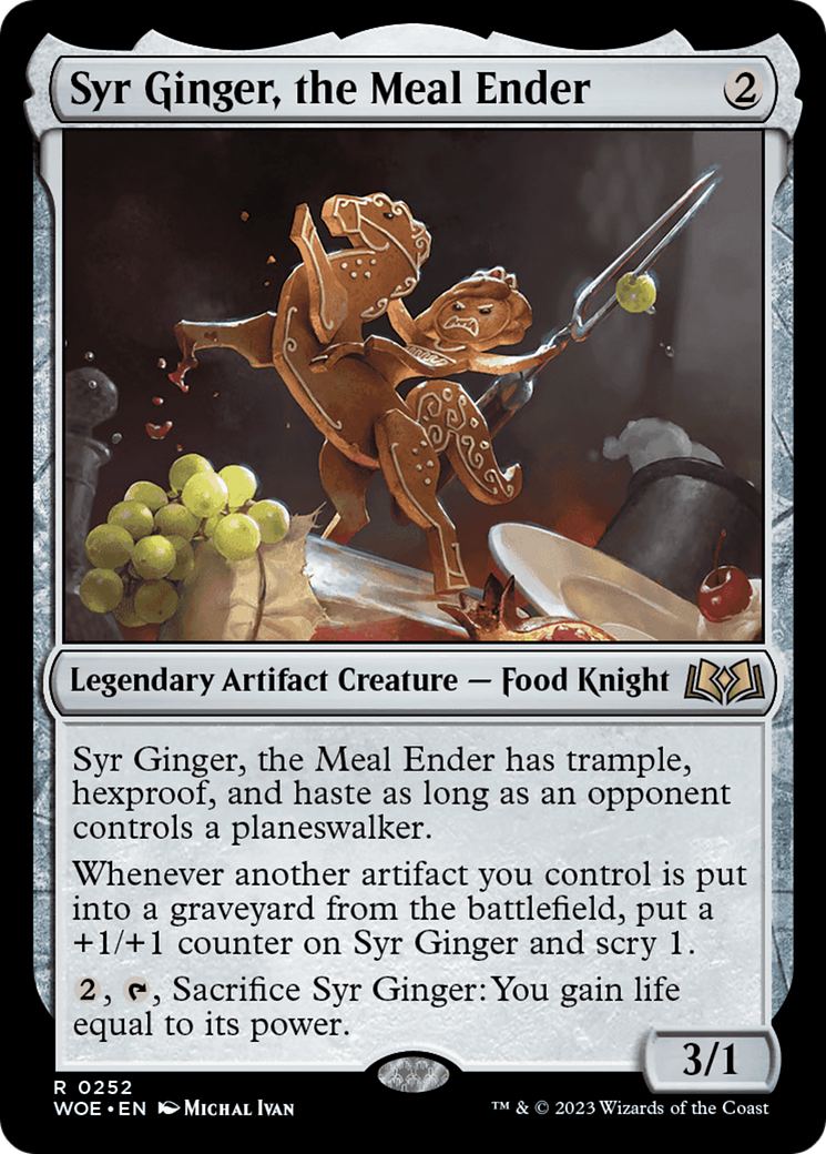 Syr Ginger, the Meal Ender [Wilds of Eldraine] | Dumpster Cat Games