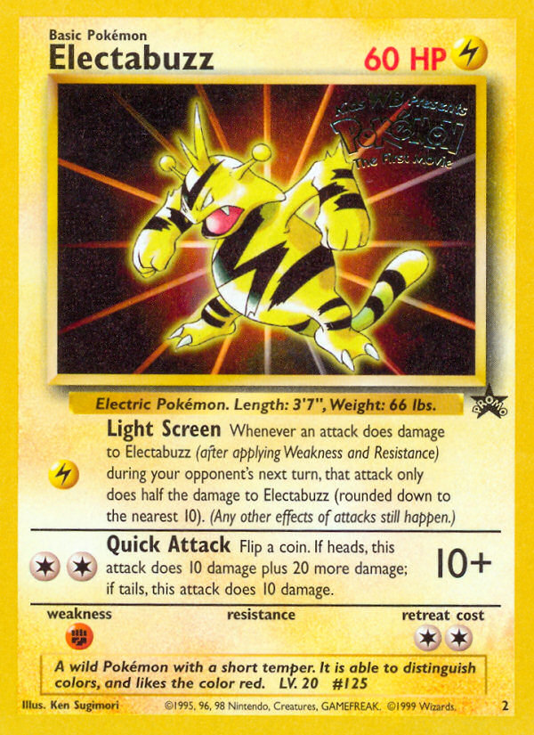 Electabuzz (2) [Wizards of the Coast: Black Star Promos] | Dumpster Cat Games