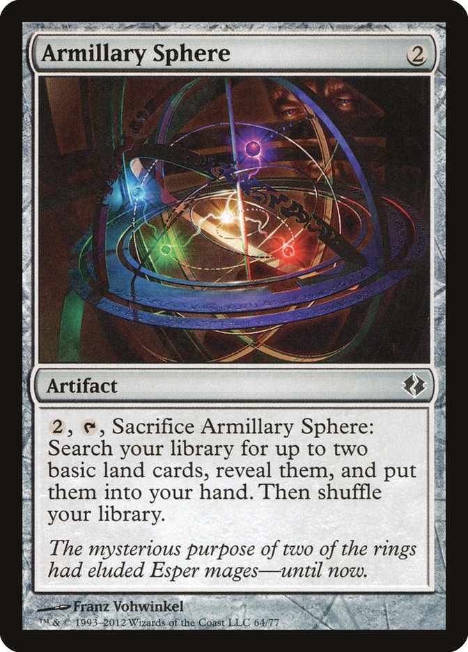 Armillary Sphere [Duel Decks: Venser vs. Koth] | Dumpster Cat Games