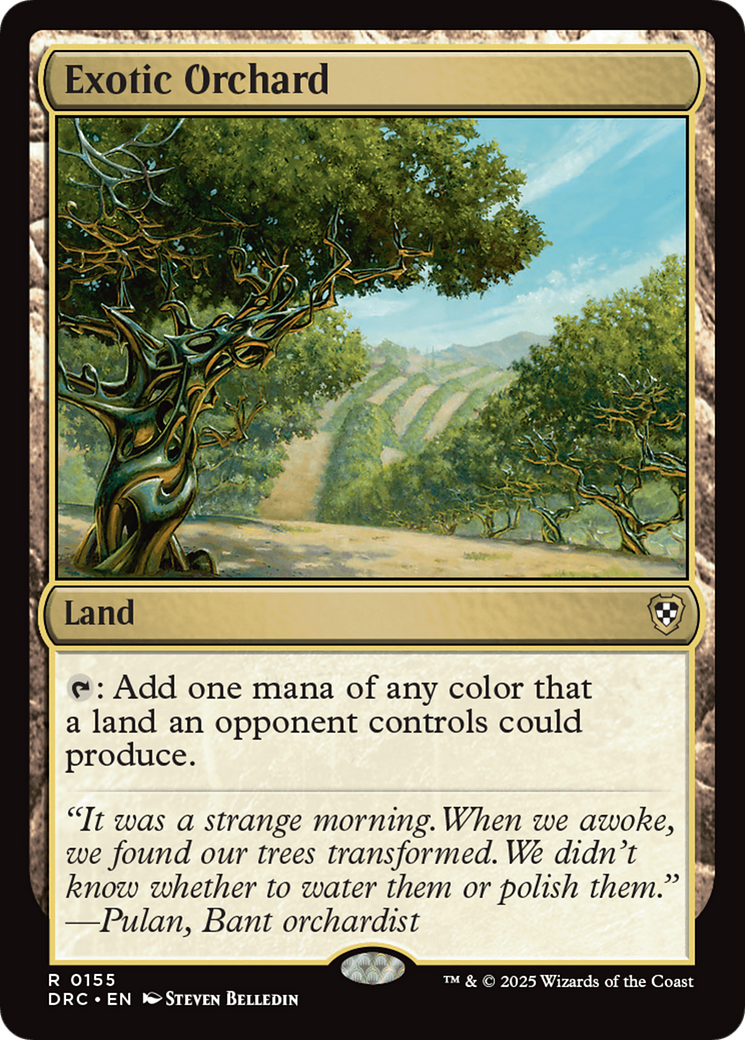 Exotic Orchard [Aetherdrift Commander] | Dumpster Cat Games