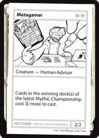 Metagamer (2021 Edition) [Mystery Booster Playtest Cards] | Dumpster Cat Games