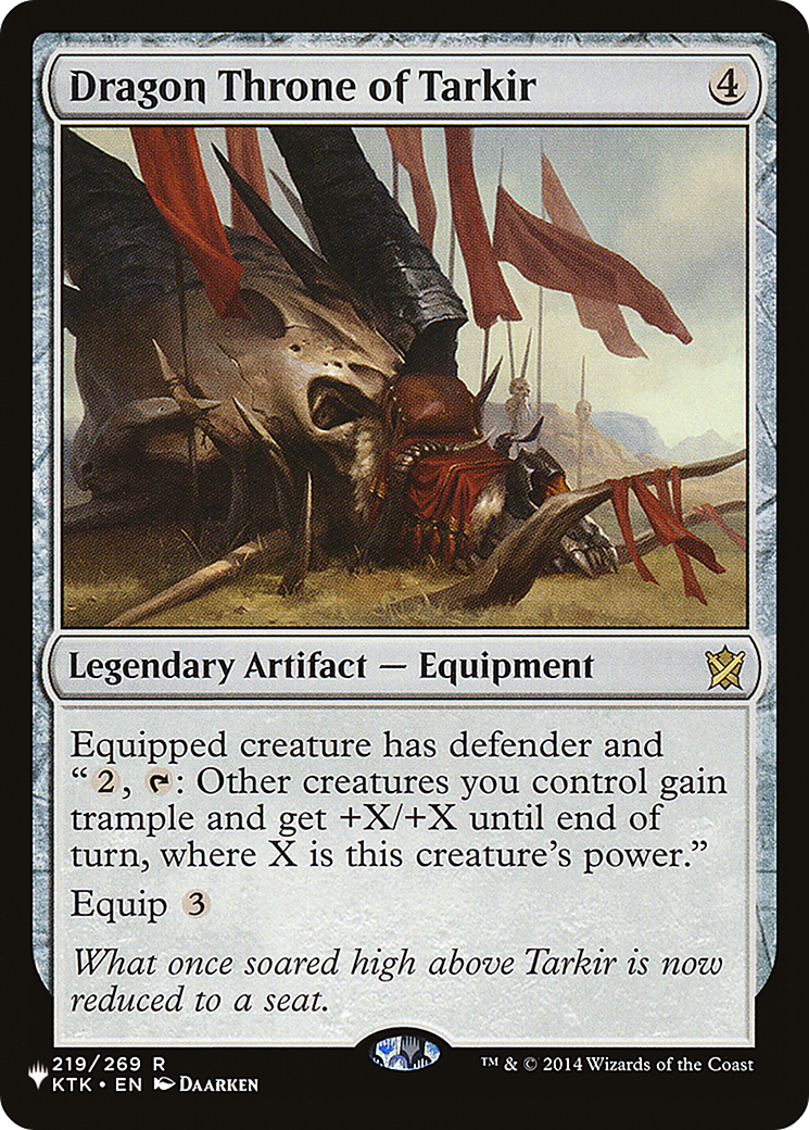 Dragon Throne of Tarkir [The List] | Dumpster Cat Games