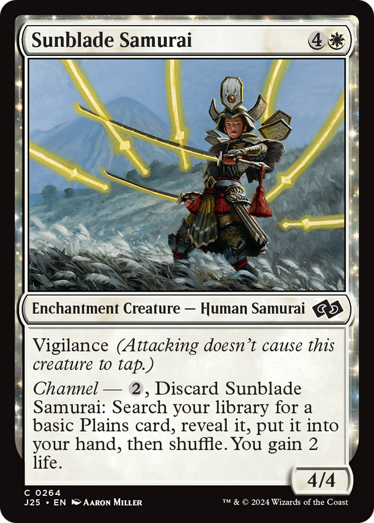 Sunblade Samurai [Foundations Jumpstart] | Dumpster Cat Games