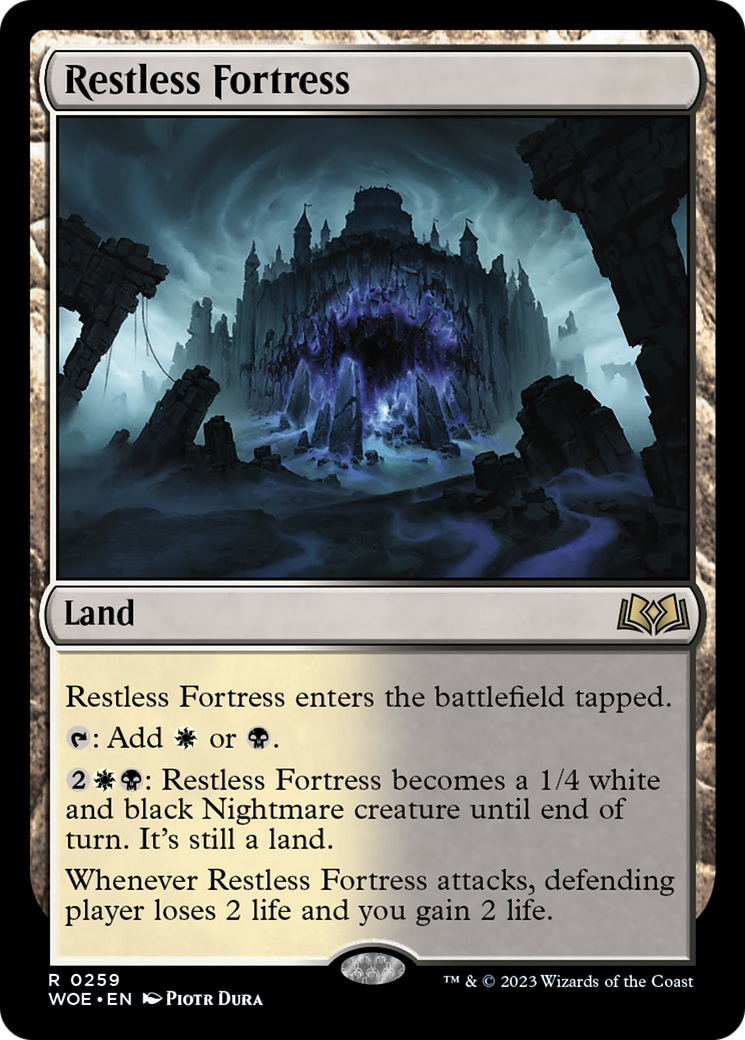Restless Fortress [Wilds of Eldraine] | Dumpster Cat Games