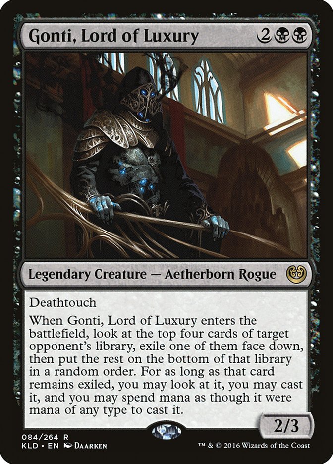 Gonti, Lord of Luxury [Kaladesh] | Dumpster Cat Games