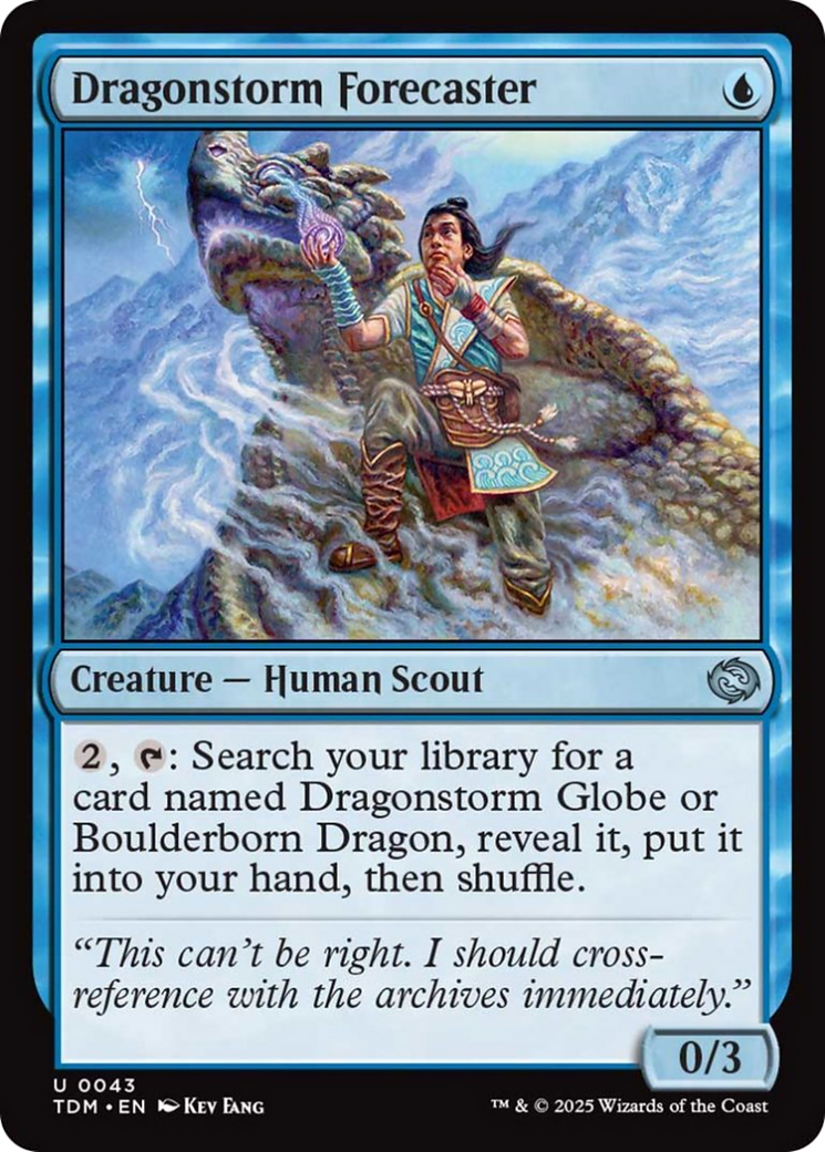 Dragonstorm Forecaster [Tarkir: Dragonstorm] | Dumpster Cat Games