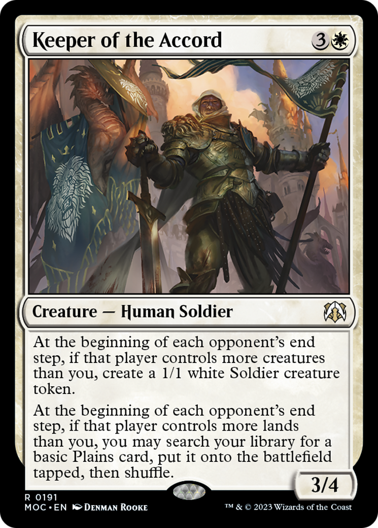 Keeper of the Accord [March of the Machine Commander] | Dumpster Cat Games