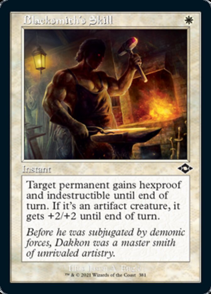 Blacksmith's Skill (Retro) [Modern Horizons 2] | Dumpster Cat Games